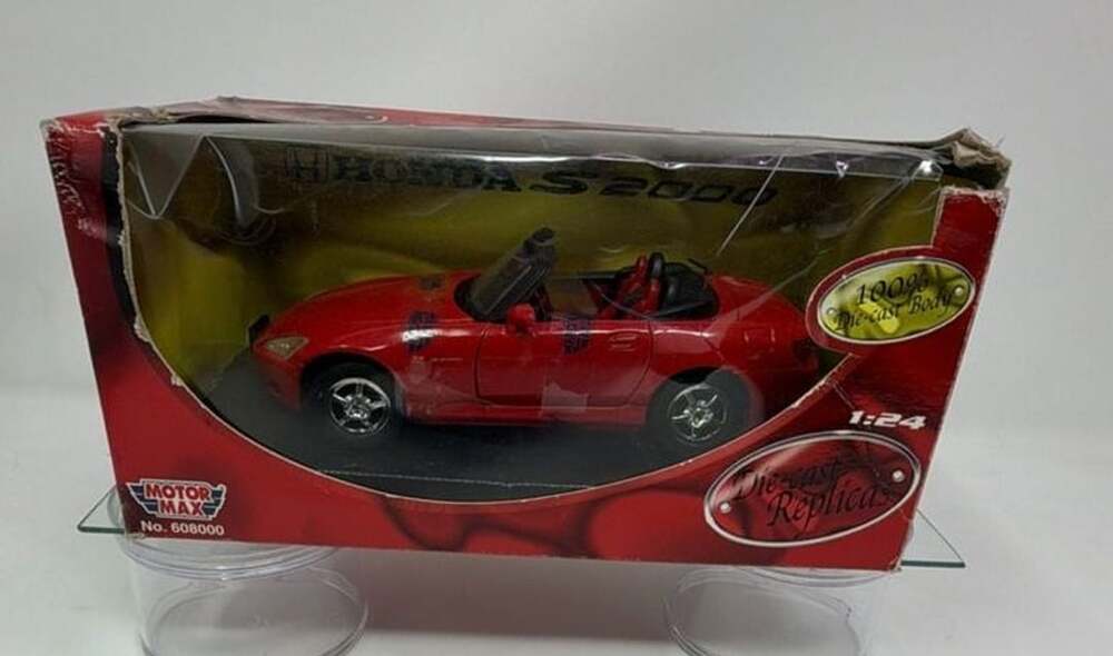Motor Max Honda S2000 1:24 Scale Red Diecast Car